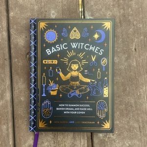 Basic Witches by Jaya Saxena and Jess Zimmerman - Hardcover Book w/ Bookmark